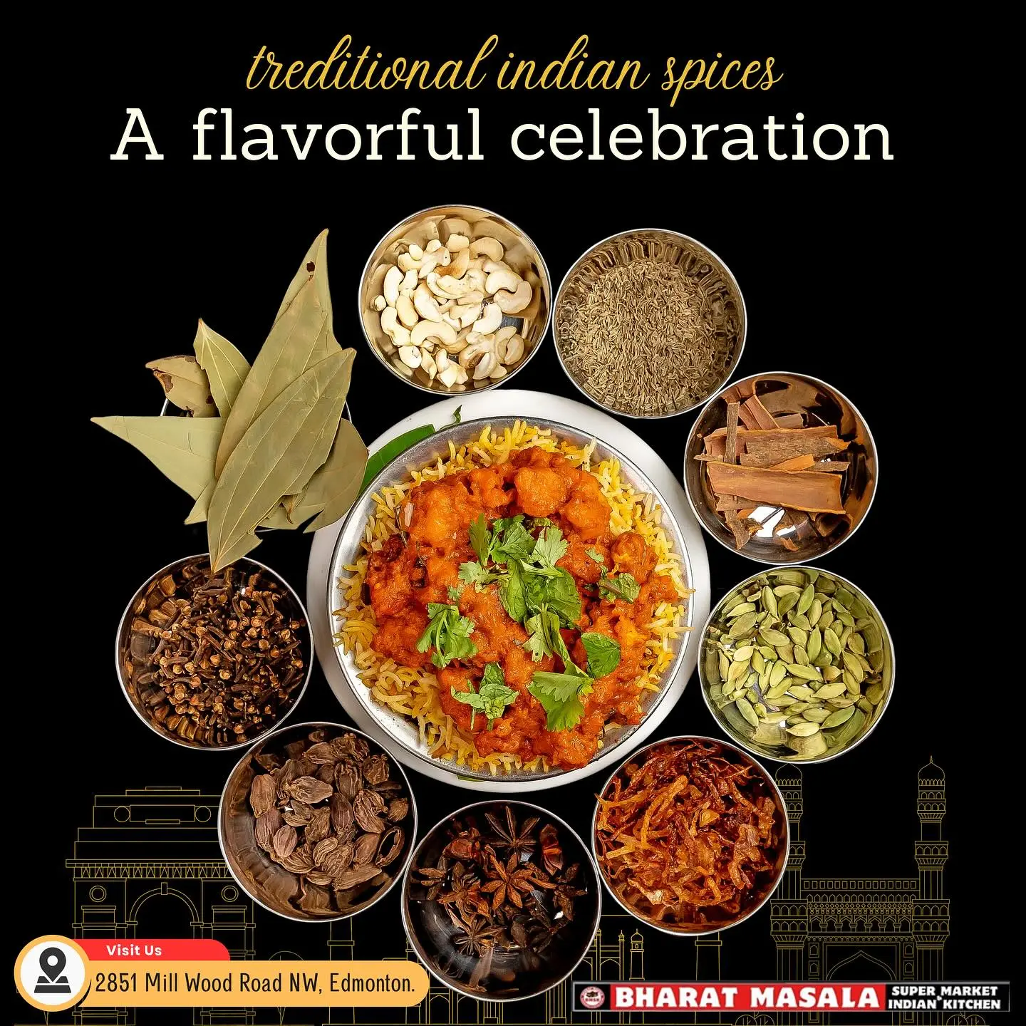 Bharat Masala Supermarket and Indian Kitchen in Mill Woods, Edmonton