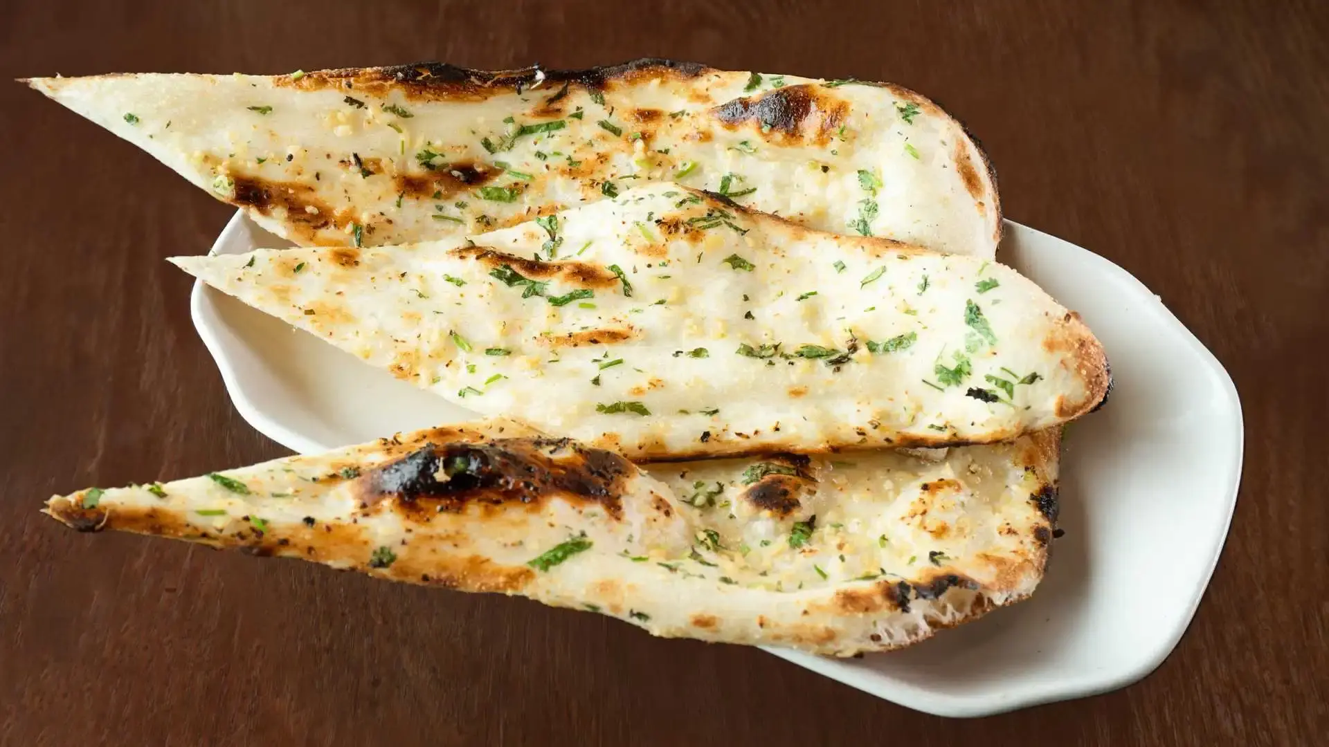 Fresh Naan Bread at Bharat Masala in Mill Woods, Edmonton